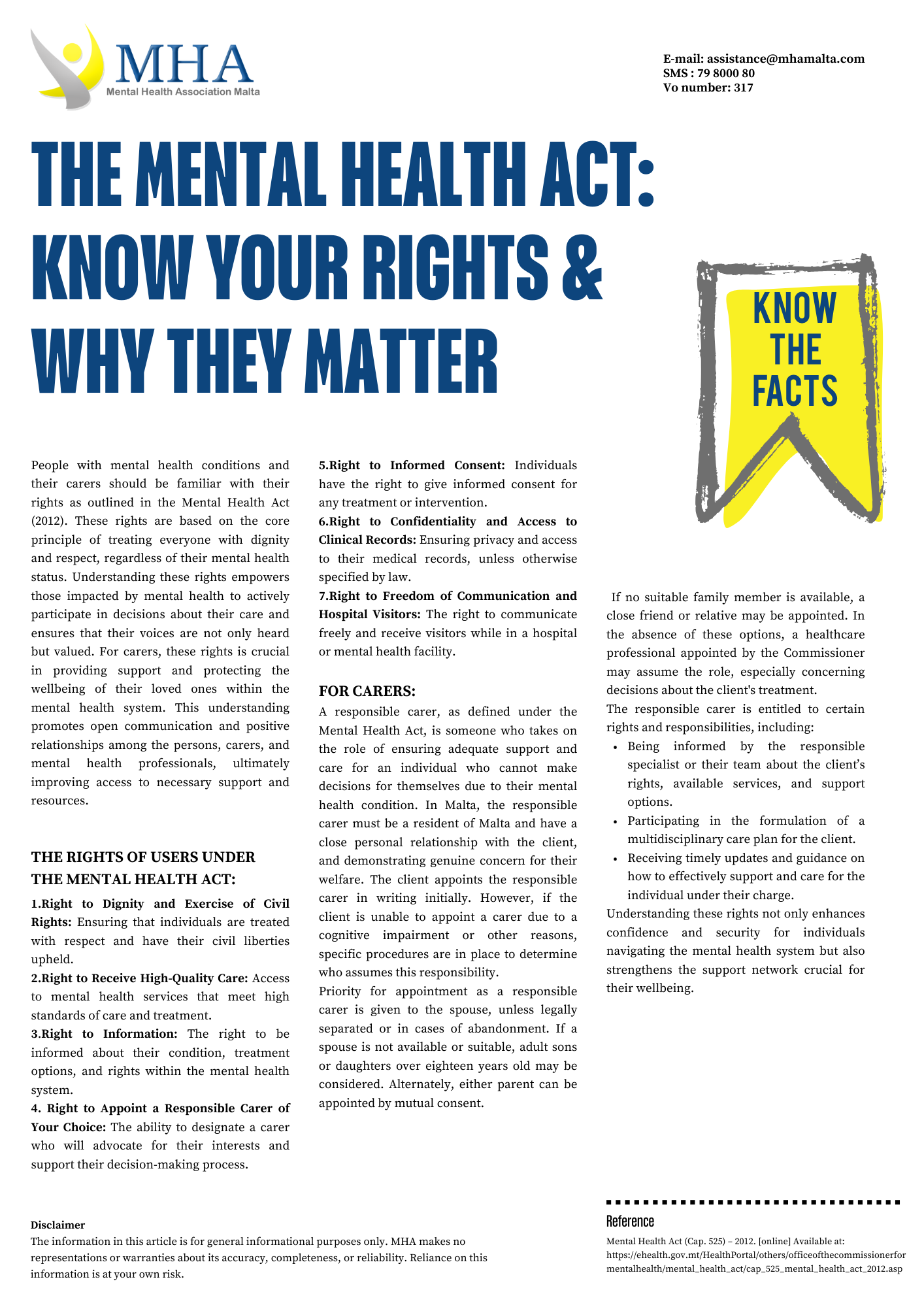 The Mental Health Act: Know Your Rights and Why They Matter